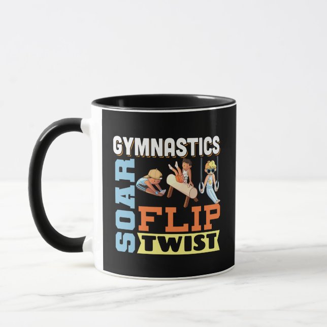 Mug Citation Gymnastique Garçons - Tourner Tourner (Gauche)