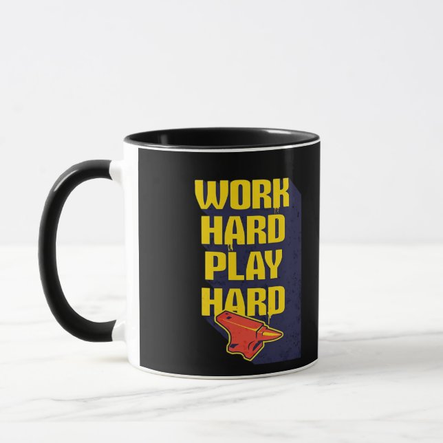 Mug Citation inoubliable dur travail est de payer off  (Gauche)