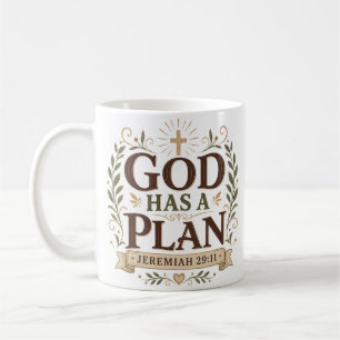 Mug Citation Inspirante de Foi Chrétienne : Dieu a un