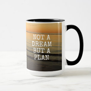 Mug Citation Inspirationnelle Coucher de soleil sur l'