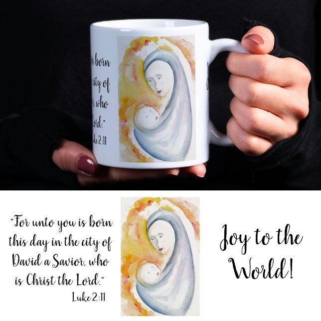 Mug Citation Inspirationnelle de Madonna et Enfant per (Créateur téléchargé)