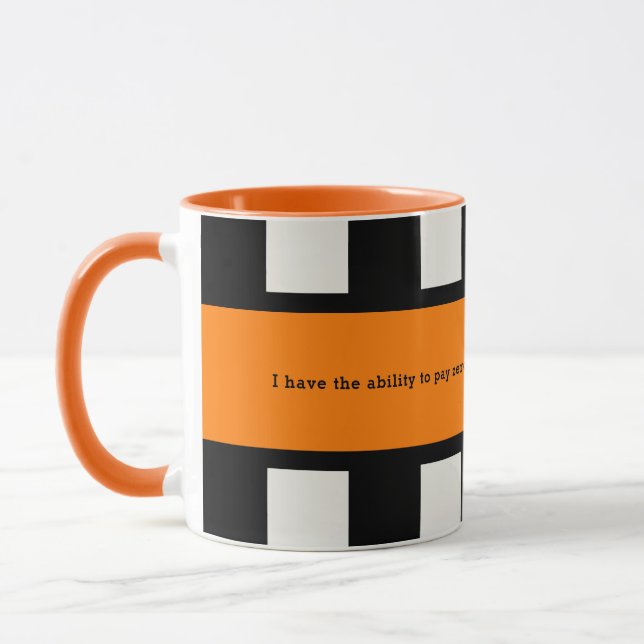 Mug Citation inspirée d'un arbitre de hockey sur glace (Gauche)