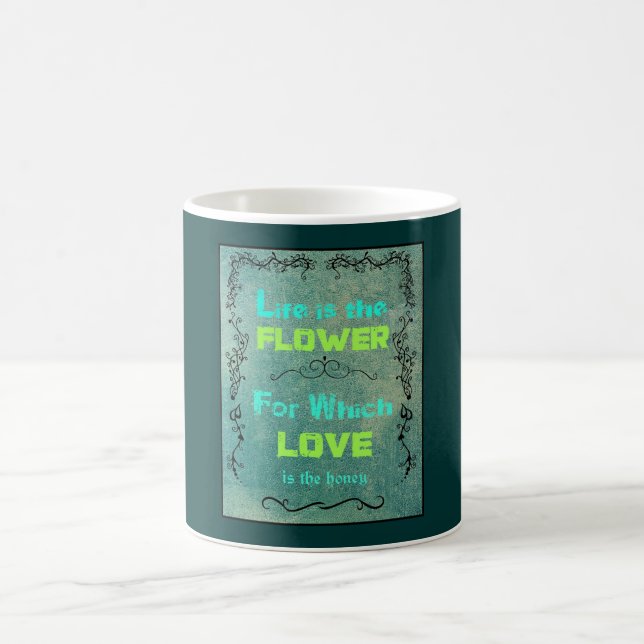 Mug Citation inspirée sur l'amour et la vie (Centre)