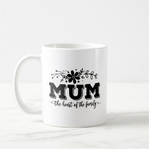Mug Citation moderne de la famille des mères noires et