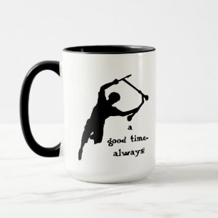 Mug Citation Motivational Skateboard Bon Temps Toujour