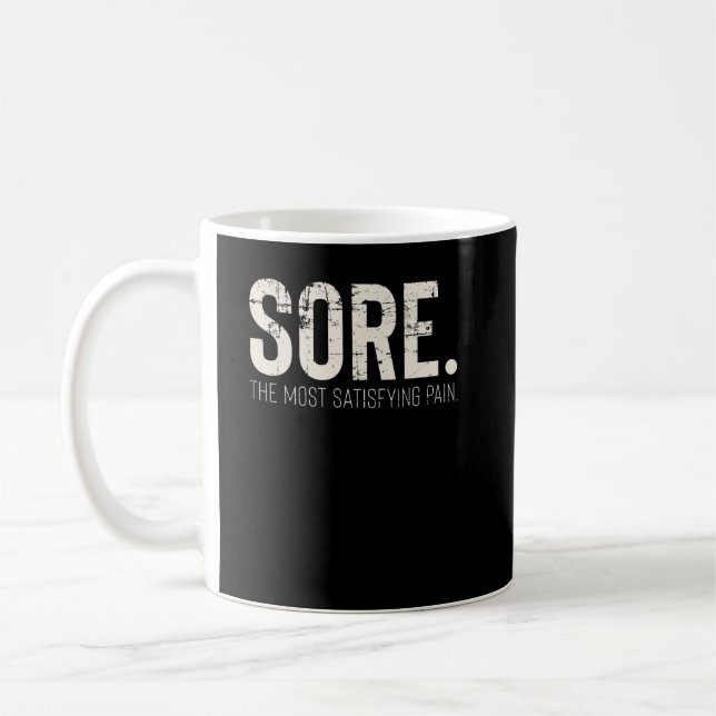 Mug Citation Motivationnelle de fitness Gym Workout (Gauche)