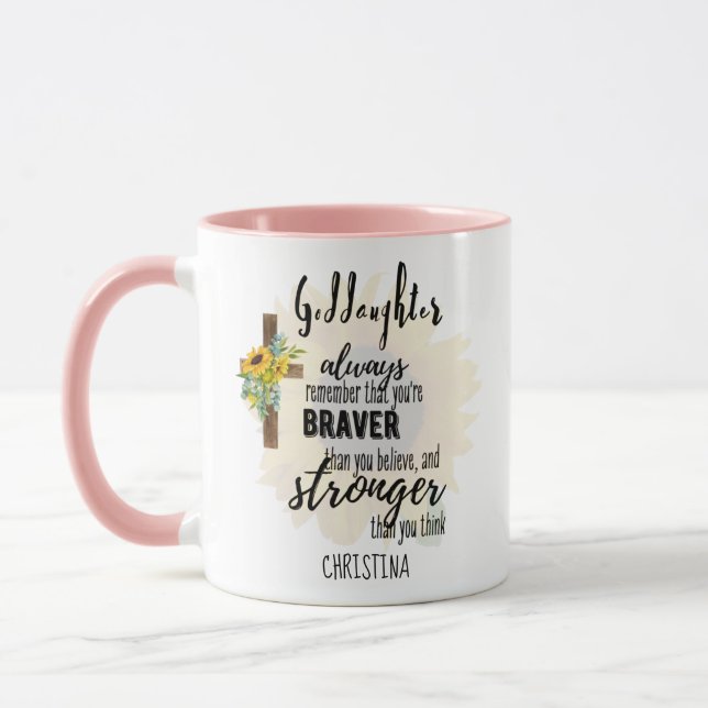 Mug Citation motivationnelle de l'adolescent GODDAUGHT (Gauche)