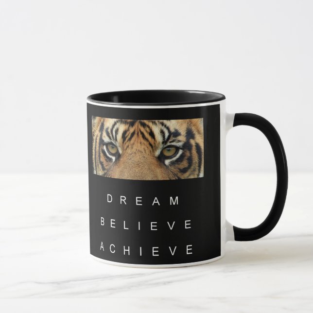 Mug Citation Motivationnelle Modèle Noir Et Blanc Mode (Droite)