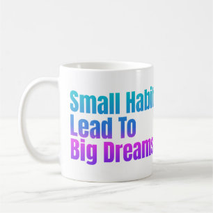 Mug Citation MotivationnelleTexte coloré Petites habit