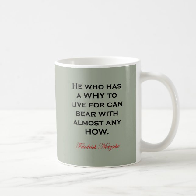 Mug Citation Nietzsche - Oear Any Comment (Droite)