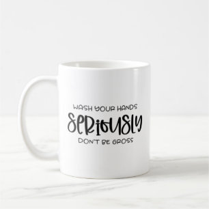 Mug Citation noire à propos de "sérieusement"