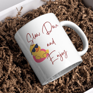 Mug Citation positive de soins personnels drôles Café