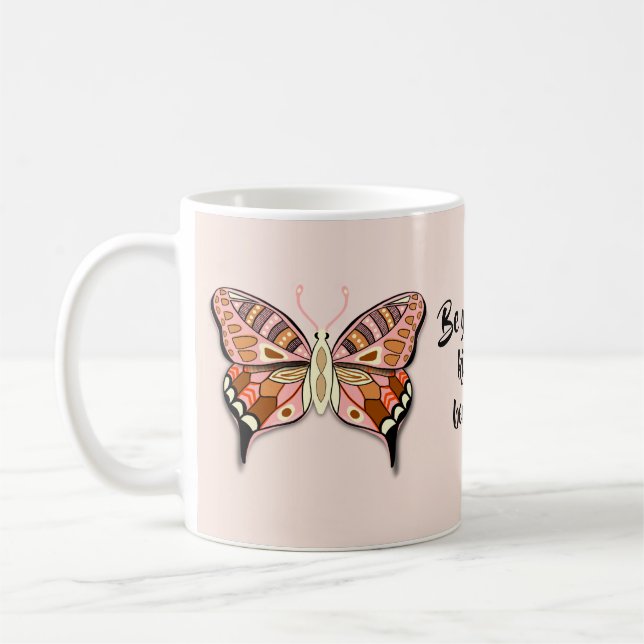 Mug Citation positive Papillon (Gauche)