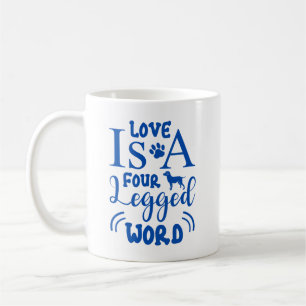 Mug Citation pour animaux domestiques : L'amour est un