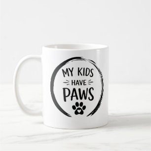 Mug Citation pour parent de chien « Mes enfants ont de
