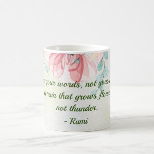 Mug Citation Rumi de la pluie
