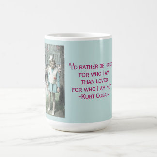Mug Citation sarcastique de Kurt Cobain Photo d'enfant