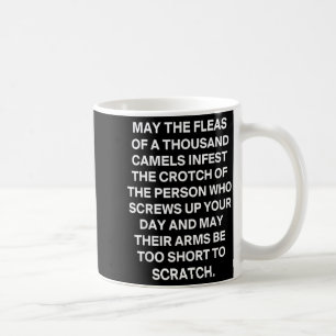 Mug Citation sarcastique drôle Que les puces d'un mill