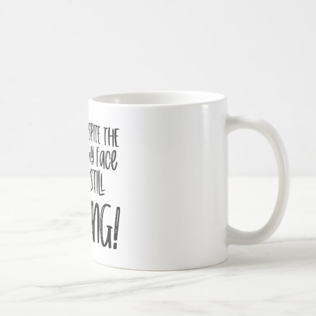 Mug Citation sarcastique - Vous parlez toujours (Droite)