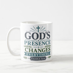 Mug Citation Scripturaire sur la Présence de Dieu Chan