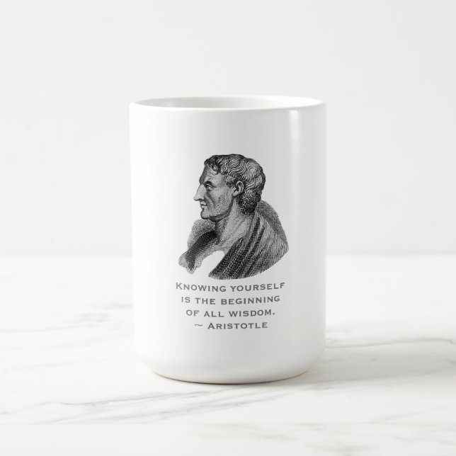 Mug Citation Se Connaissant Philosophe Aristote (Centre)