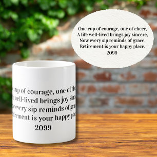 Mug Citation Sincère Pour L'année De La Retraite