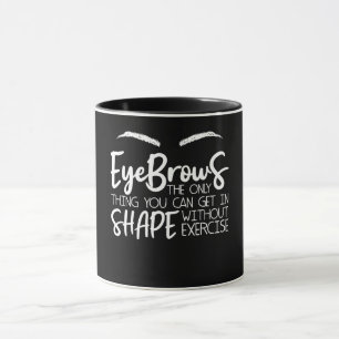 Mug Citation sourcils Barre Flèche Flèche Technologie
