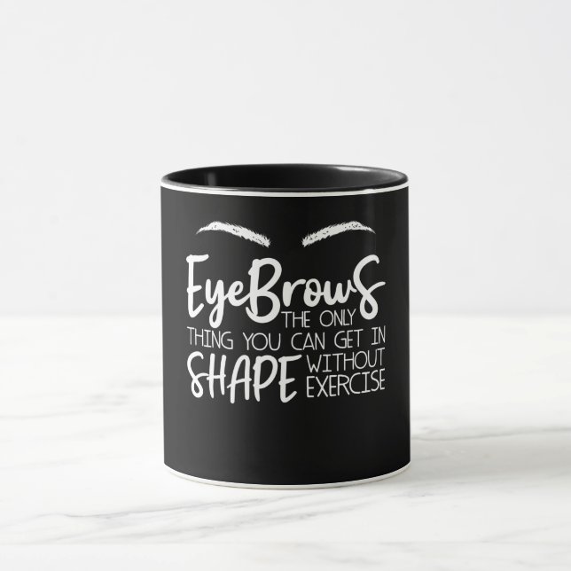 Mug Citation sourcils Barre Flèche Flèche Technologie  (Centre)