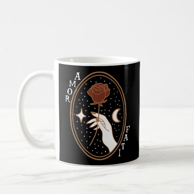 Mug Citation stoïque Amor Fati Gold (Gauche)