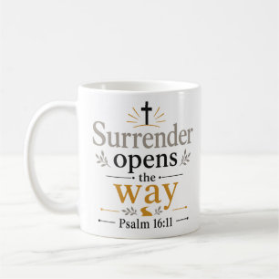 Mug Citation sur la reddition qui ouvre le chemin Accu