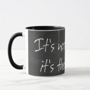 Mug Citation sur la vieillesse sur tableau de bord