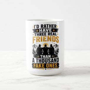 Mug Citation Trois Amis Véritables Véritable Amitié