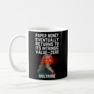 Mug Citation Voltaire Fiat Papier Rendement Intrinsèqu
