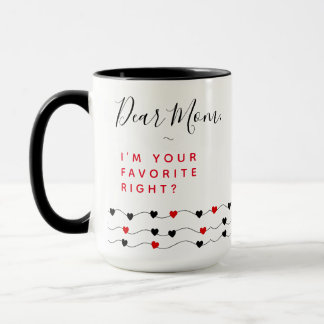 Mug Citations amusantes de maman | Tu aimes maman