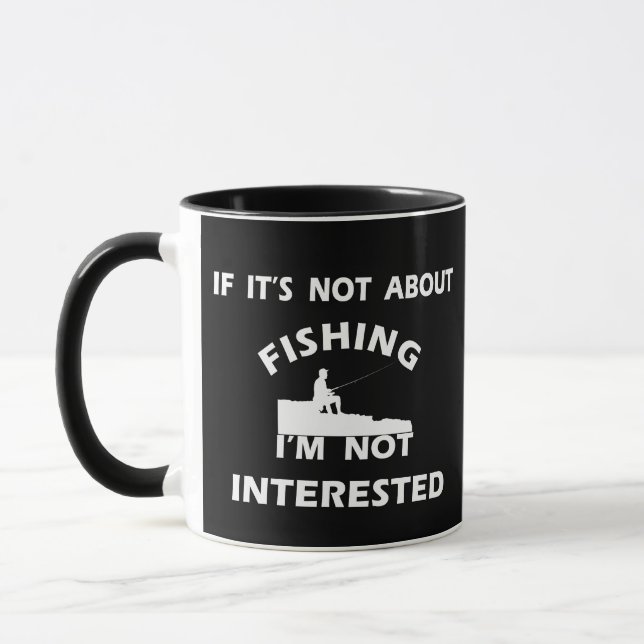 Mug citations amusantes sur les amateurs de pêche (Gauche)