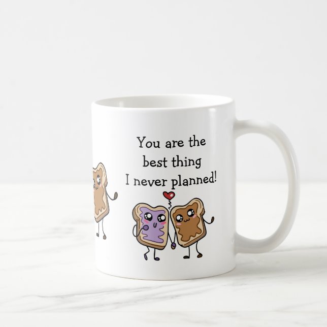 Mug Citations d'amour pour lui - Drôle - Peut être per (Droite)