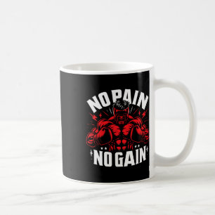 Mug Citations De Boxer Pas De Douleur Pas De Gain Sign
