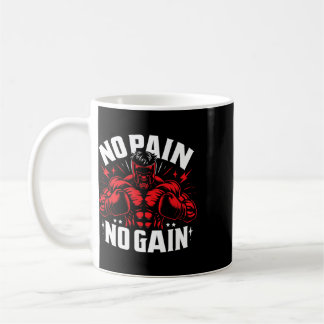 Mug Citations de boxeur Pas de douleur Pas de gain Sig