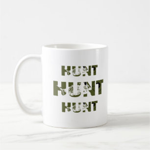 Mug citations de chasse disant chasseur amant