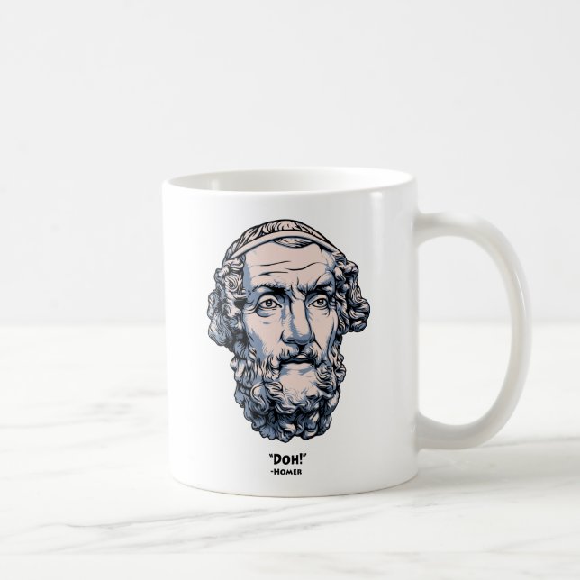 Mug Citations de Grec - Homer (Droite)