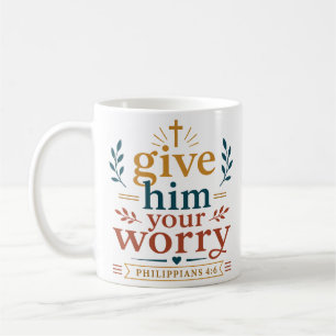 Mug Citations de promesse scripturaire : Donnez-Lui Vo