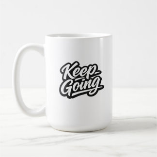 Mug Citations de rue minimales Continuez | Moderne U
