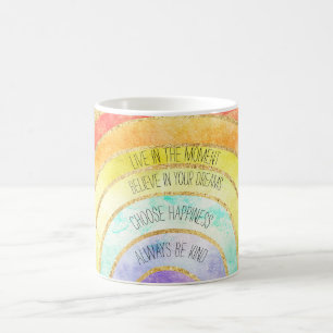 Mug Citations Inspiration Arc-en-ciel