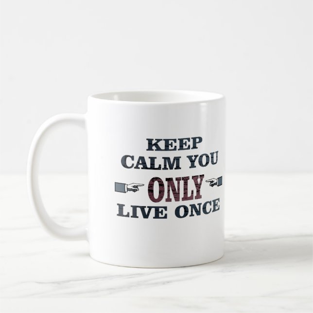 Mug citations motivationnelles sur les paroles de vie (Gauche)