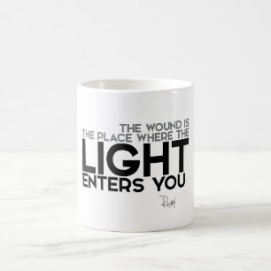 Mug CITATIONS : Rumi - la lumière vous présente