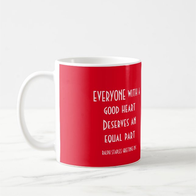 MUG CITER SUR L'ÉGALITÉ DES CHANCES (Gauche)