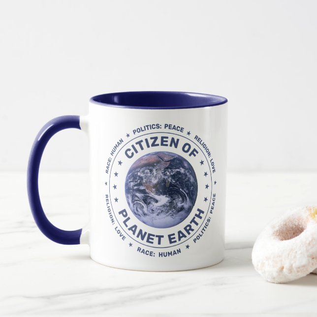 Mug Citoyen de la planète Terre (Avec donut)