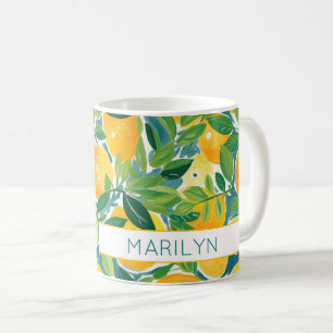 Mug Citron Arbre Citrus Oranges Limites NOM Coloré