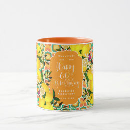 Mug Citron Méditerranée 60ème Orange