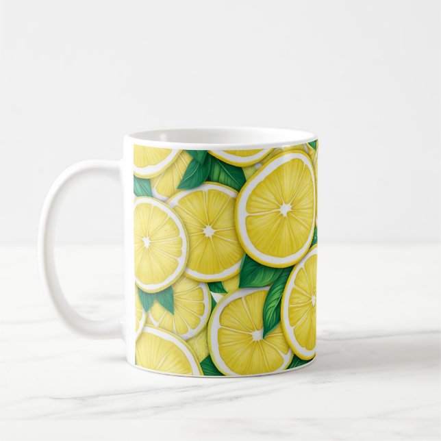 Mug Citrons frais et doux (Gauche)